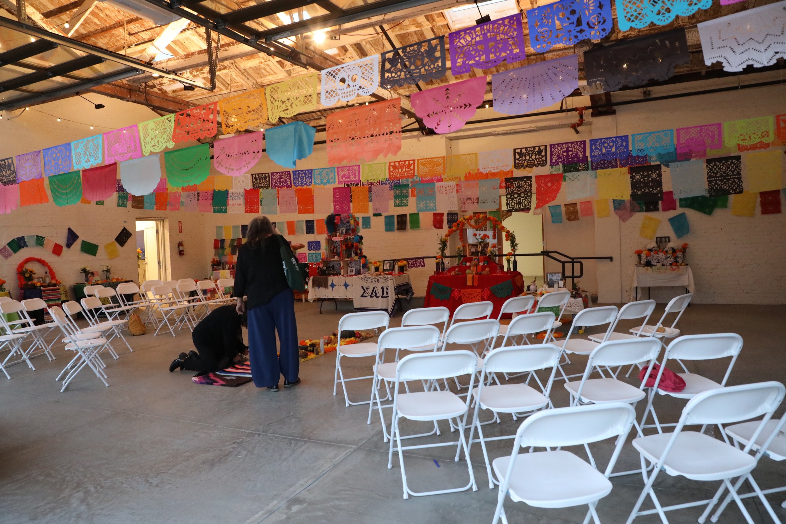 November 1, 2022. Día de Muertos Vigil at SB Community Arts Workshop