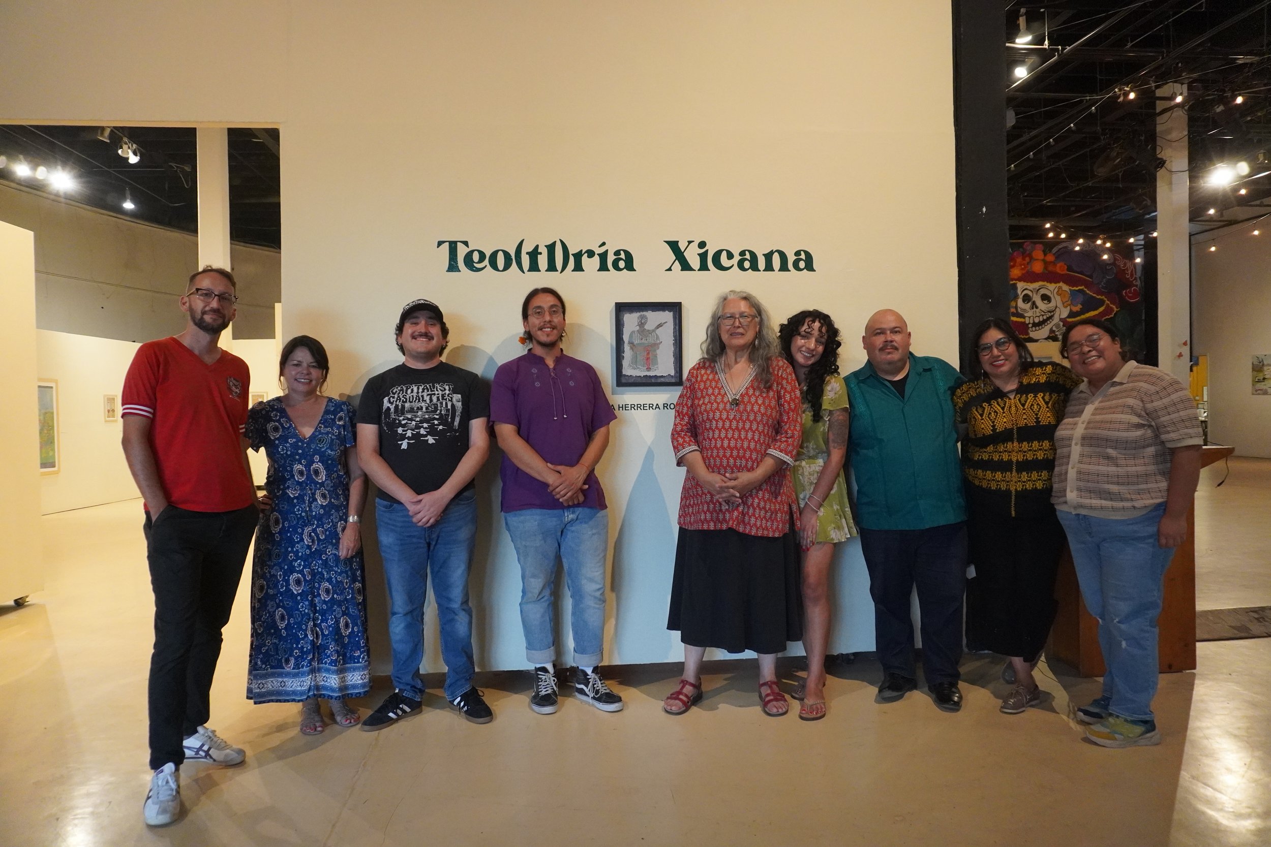 August 29-31, 2022. Community Installation Offering for Teo(tl)ría Xicana at El Centro Cultural de la Raza in SD.