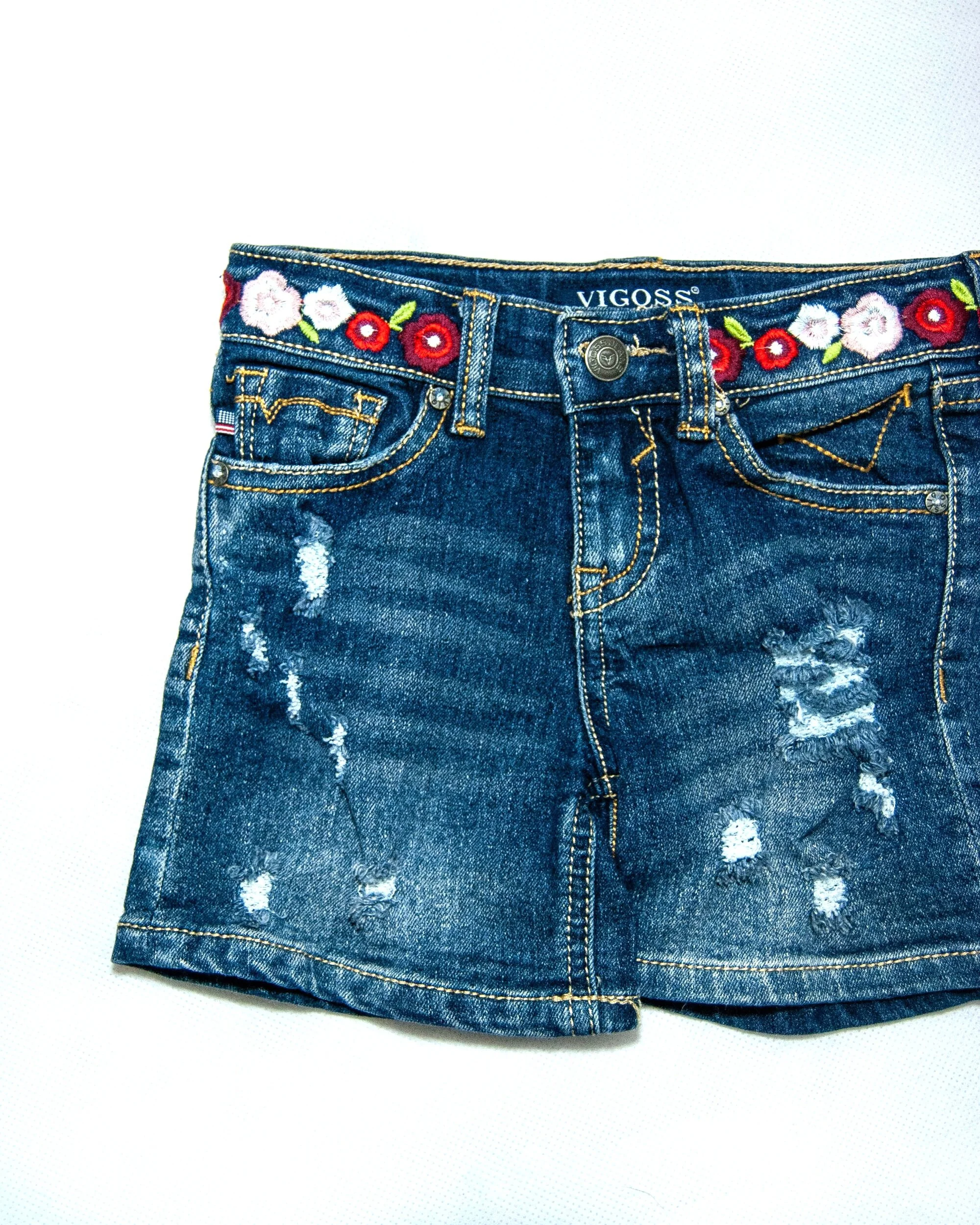 Vigoss Denim Flower Shorts- Size 5 
