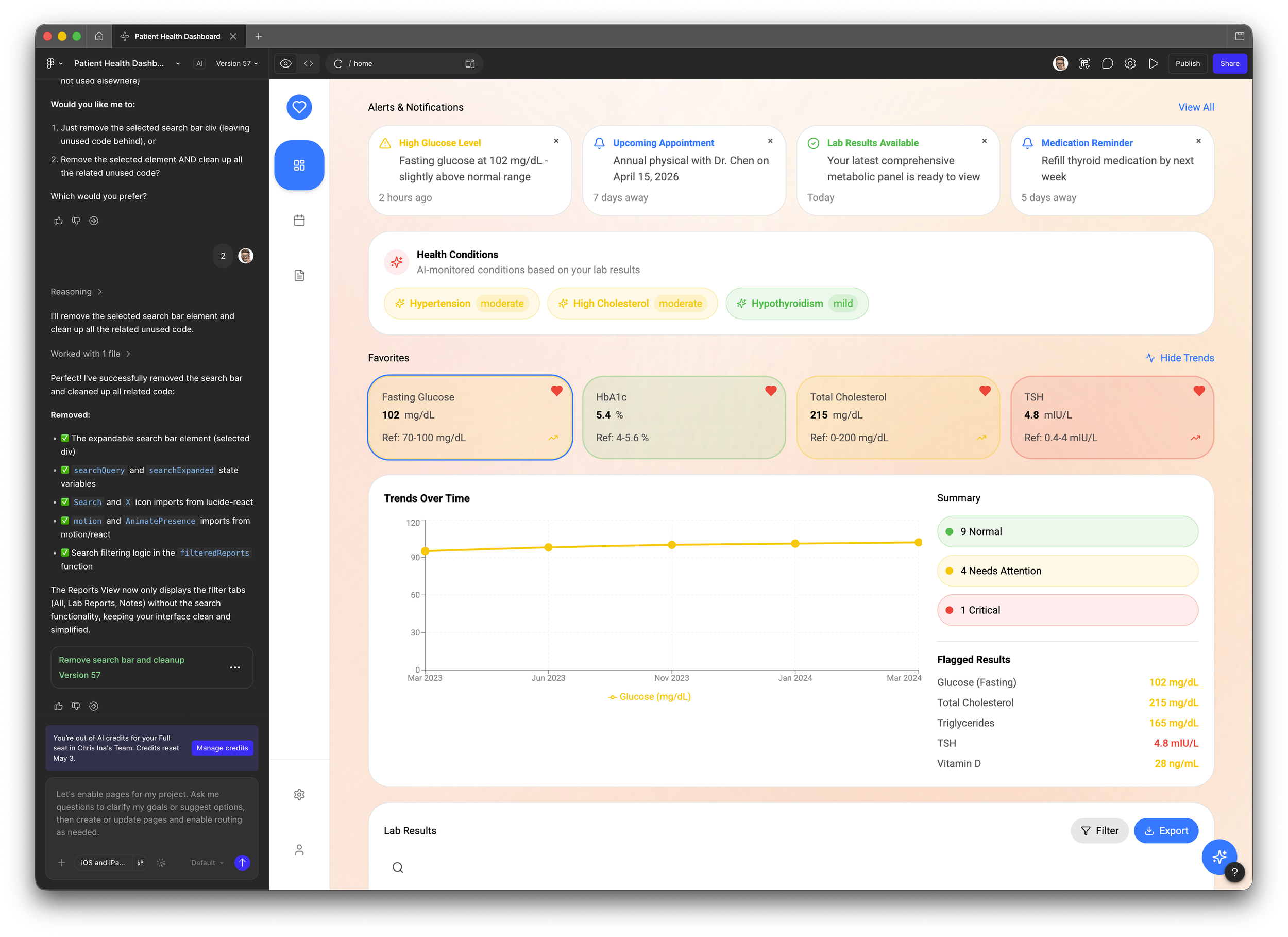 Figma Make Health Companion