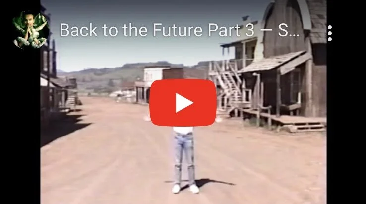 Visiting the Back to the Future Part 3 movie set from 1885