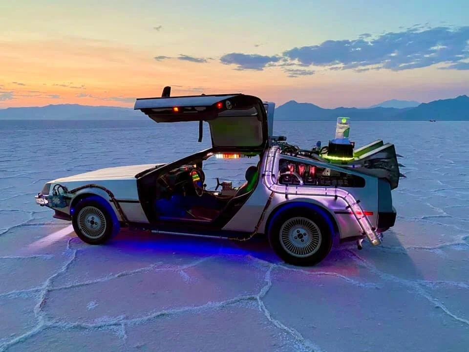 Delorean Time Machine Rental Salt Lake City Utah — Delorean Time