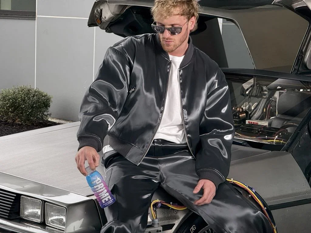 Logan Paul and Prime Launch New Flavor with the help of a Delorean Time Machine