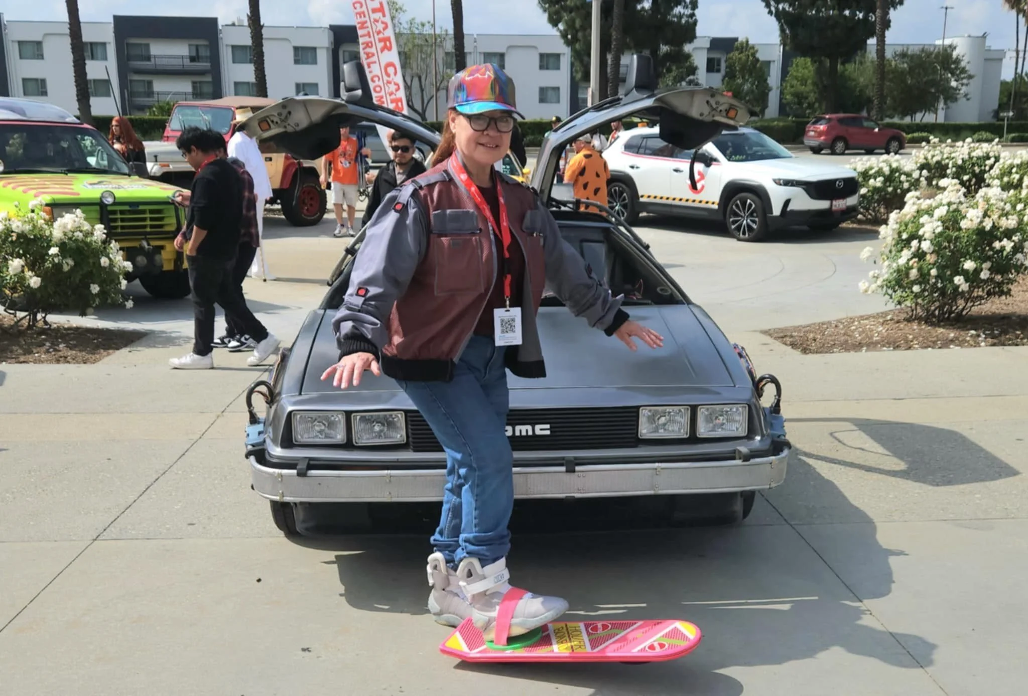 Taking the Delorean Time Machine to Comic Con Revolution in Ontario 