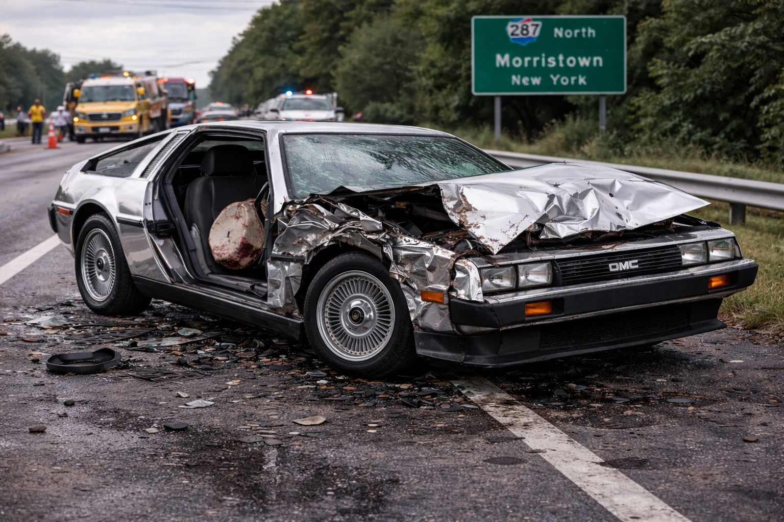 Man crashes his DeLorean and arrested in MAJOR Drug Bust! 
