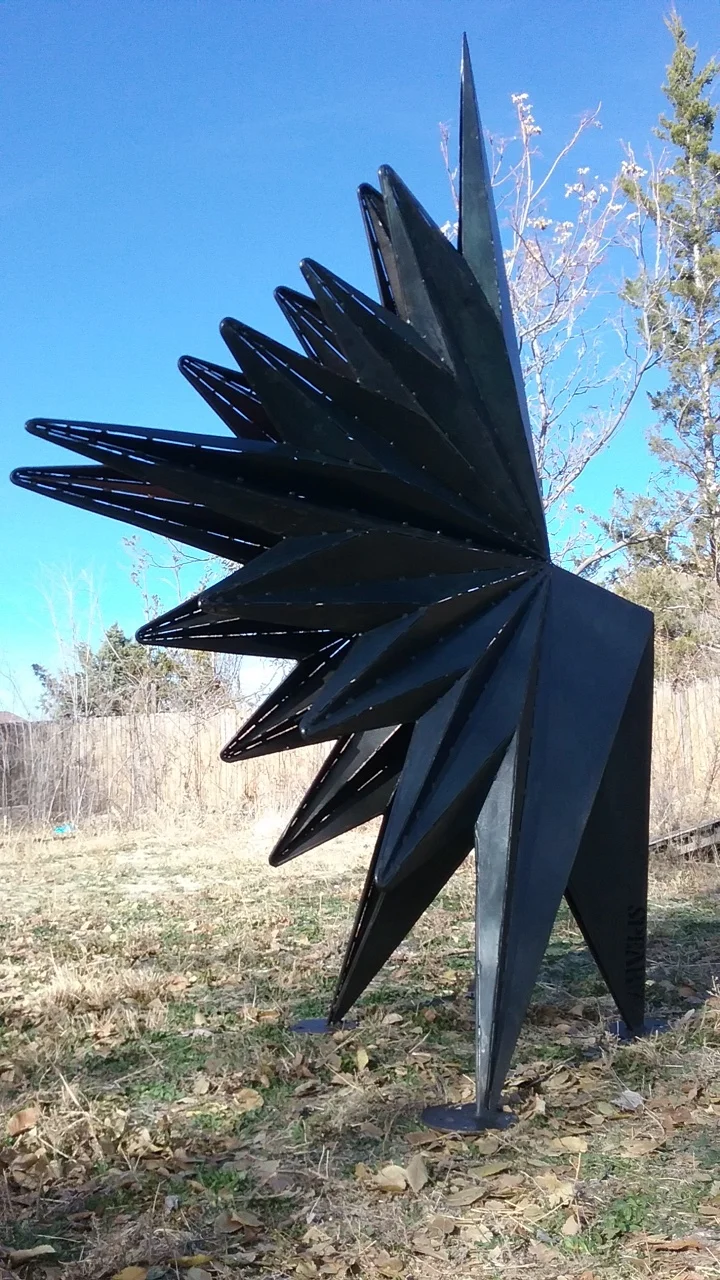 Agave,  Steel, 7' Tall