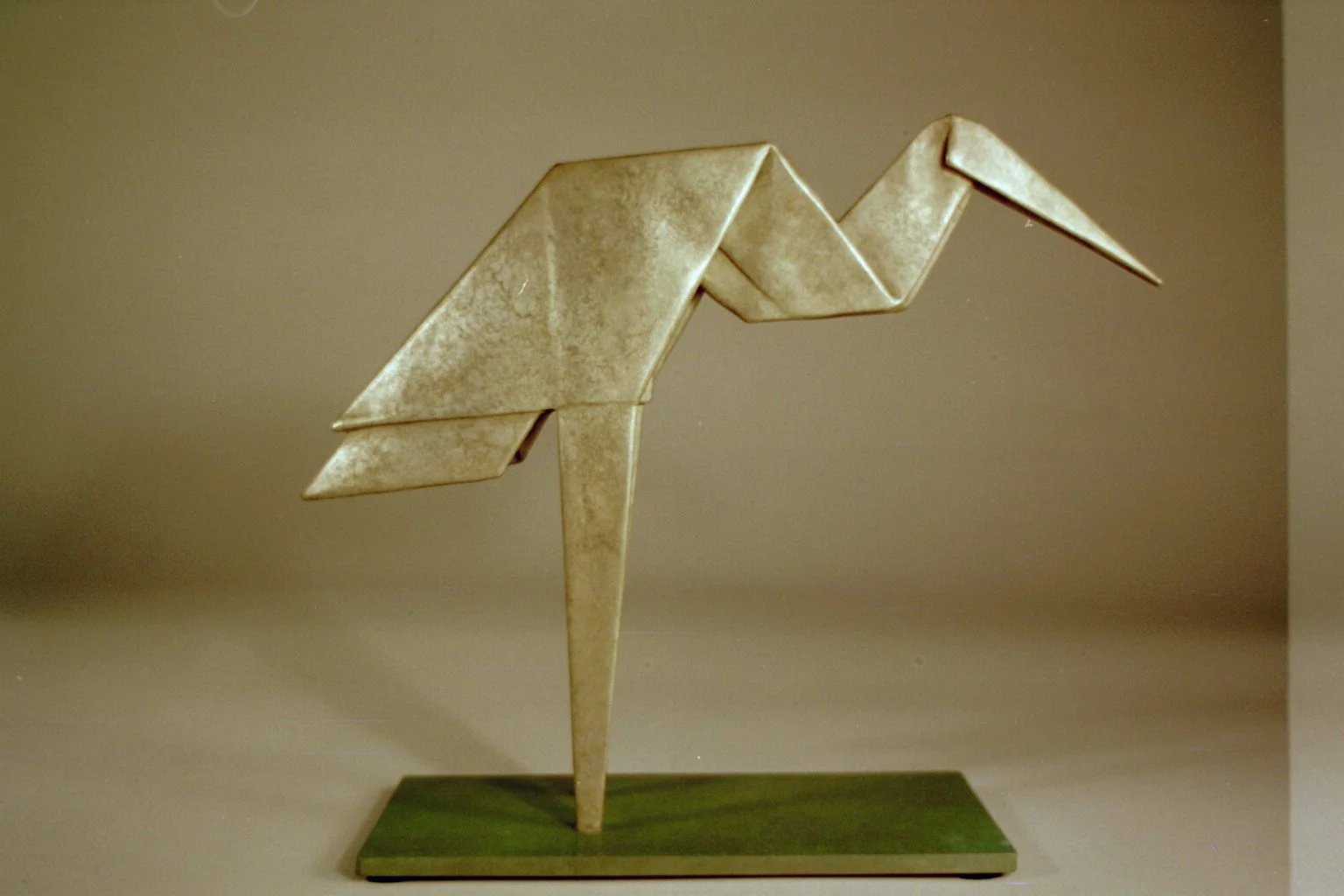 Standing Crane in Marshland