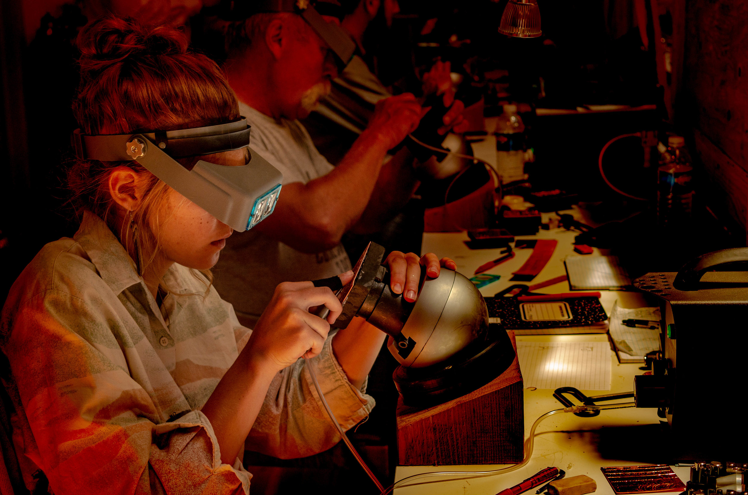 Silver Engraving with Pat Horlacher at Alden's School of Leather Trades