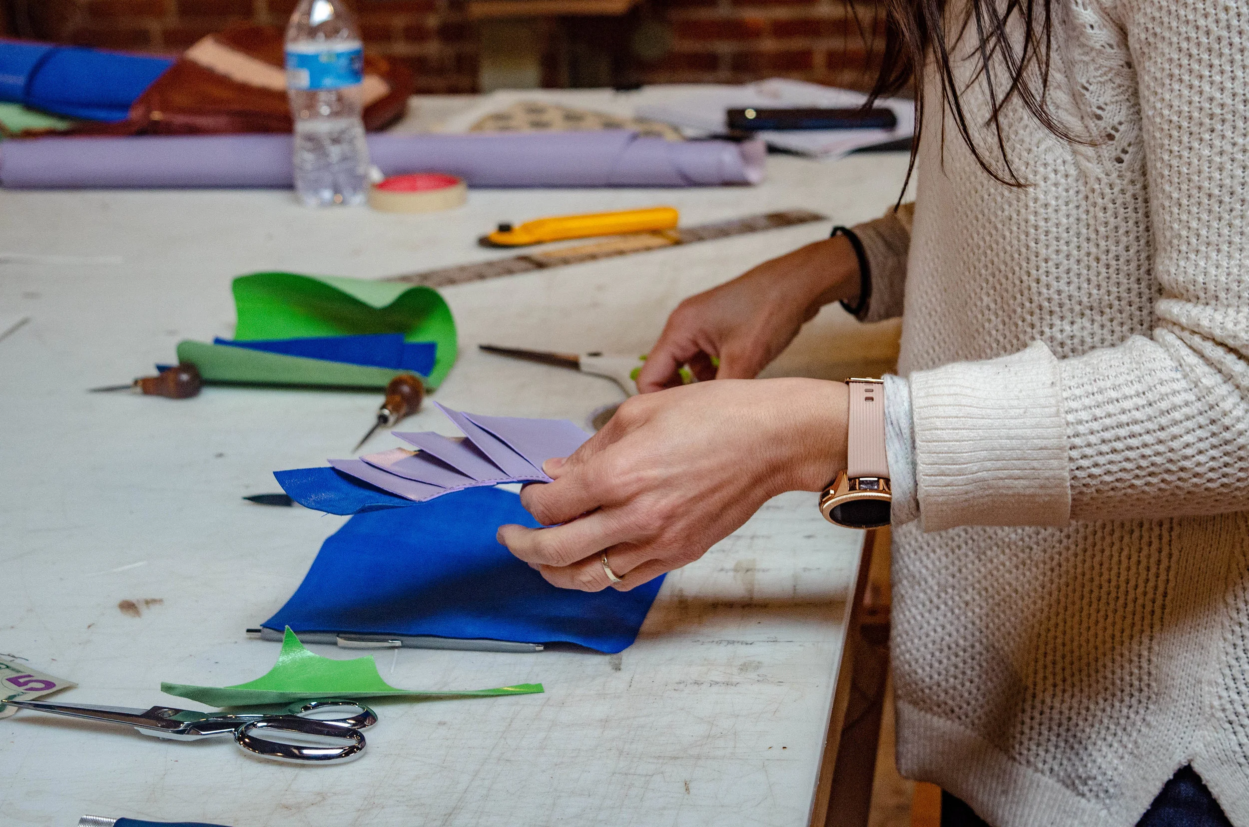 Leather Class Simple Purse & Bag Making — Alden's School of Leather Trades