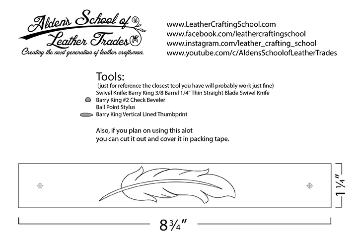 Free- Feather Bracelet Pattern