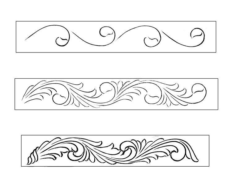 Traditional Pattern Leather carving  Leather tooling patterns, Leather  working patterns, Leather patterns templates