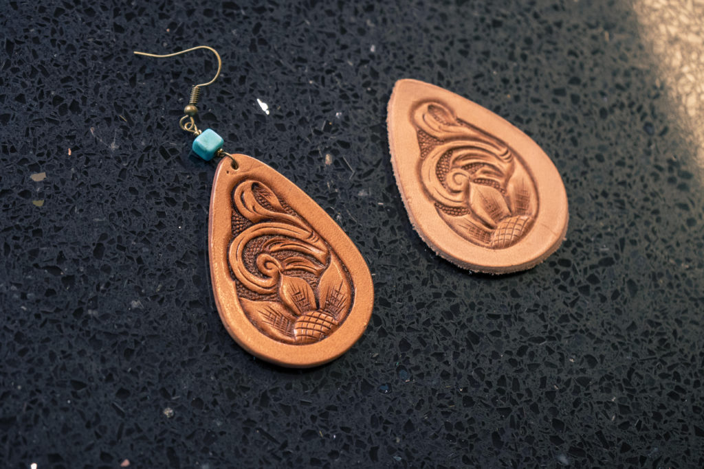 How to Make Leather Earrings  3 Free Templates  Marching North