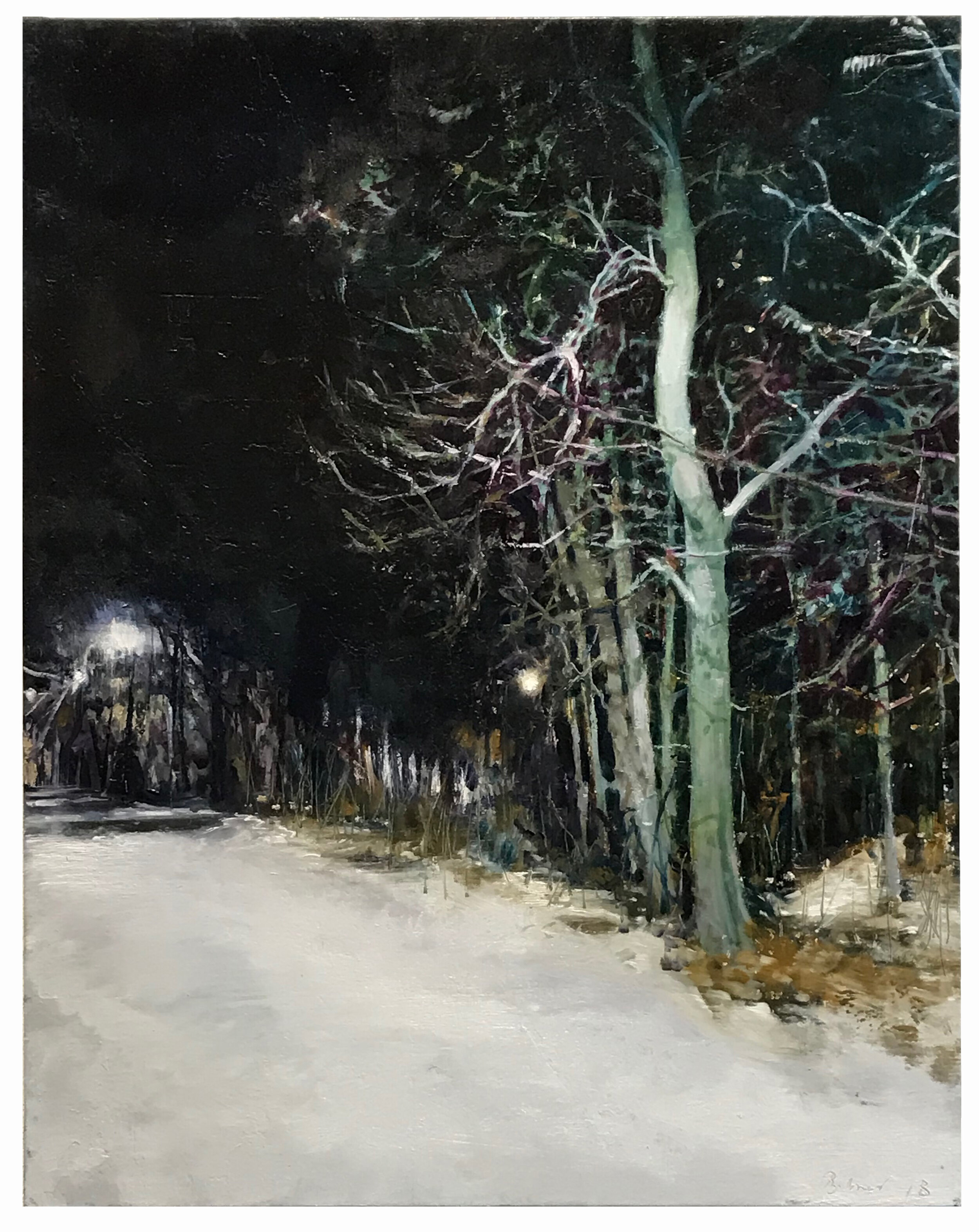  Winter 2 (study) 24 x 19 inches Oil on linen 2018 
