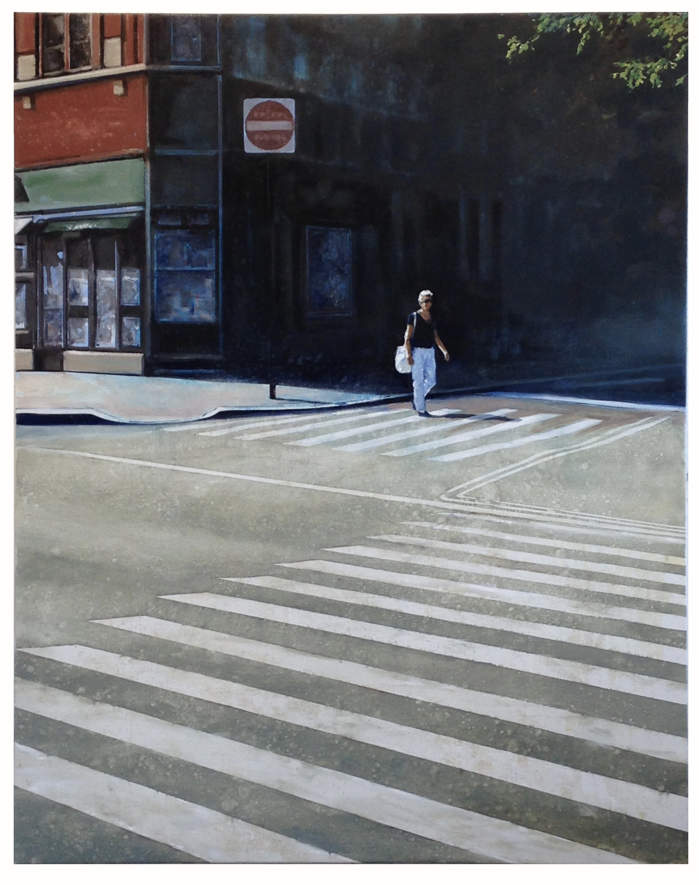  Corner Crossing 57 x 45 inches Oil on linen 2018 