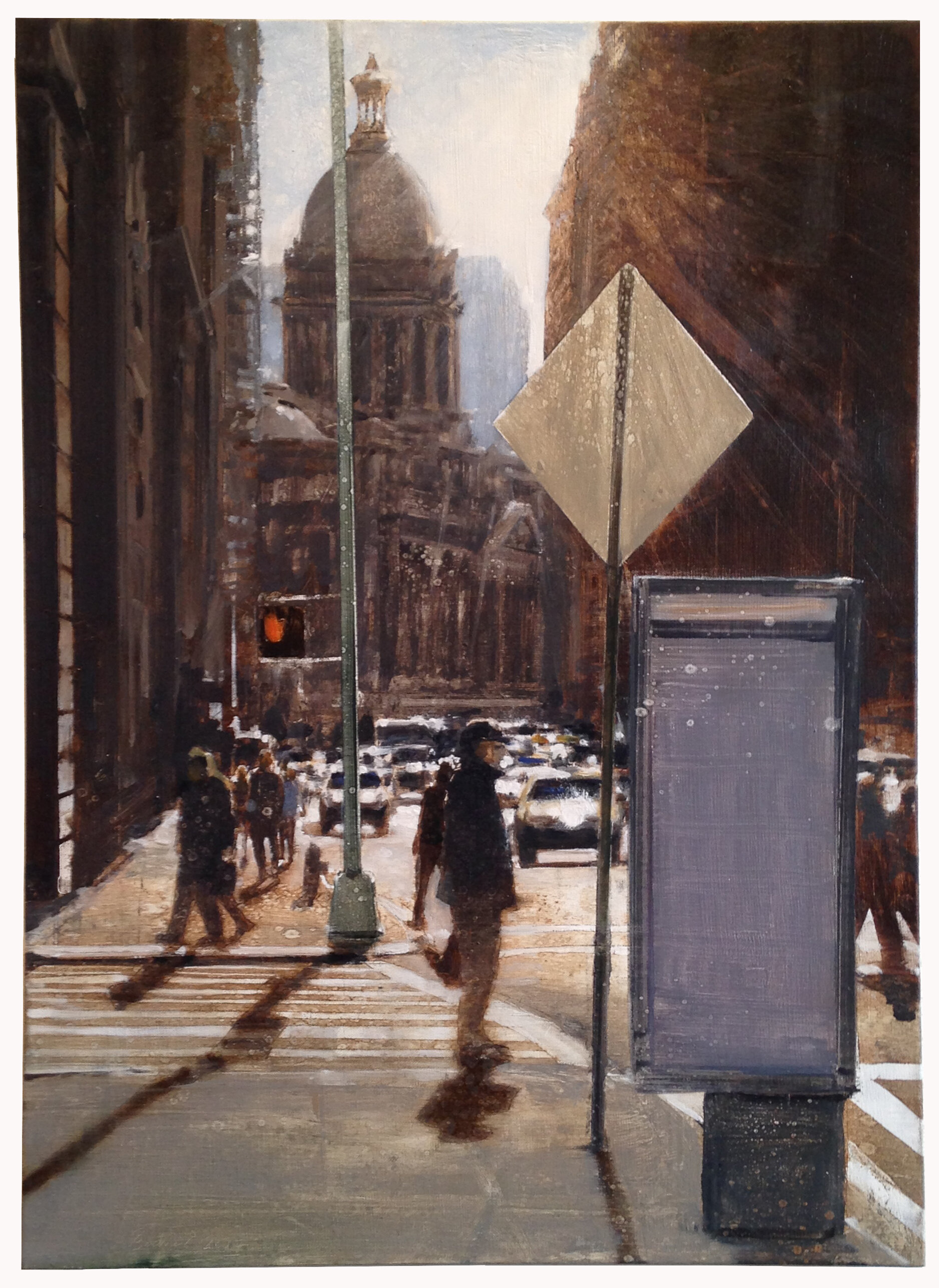  Center Street (study) 25 x 18 inches Oil on linen 2017 