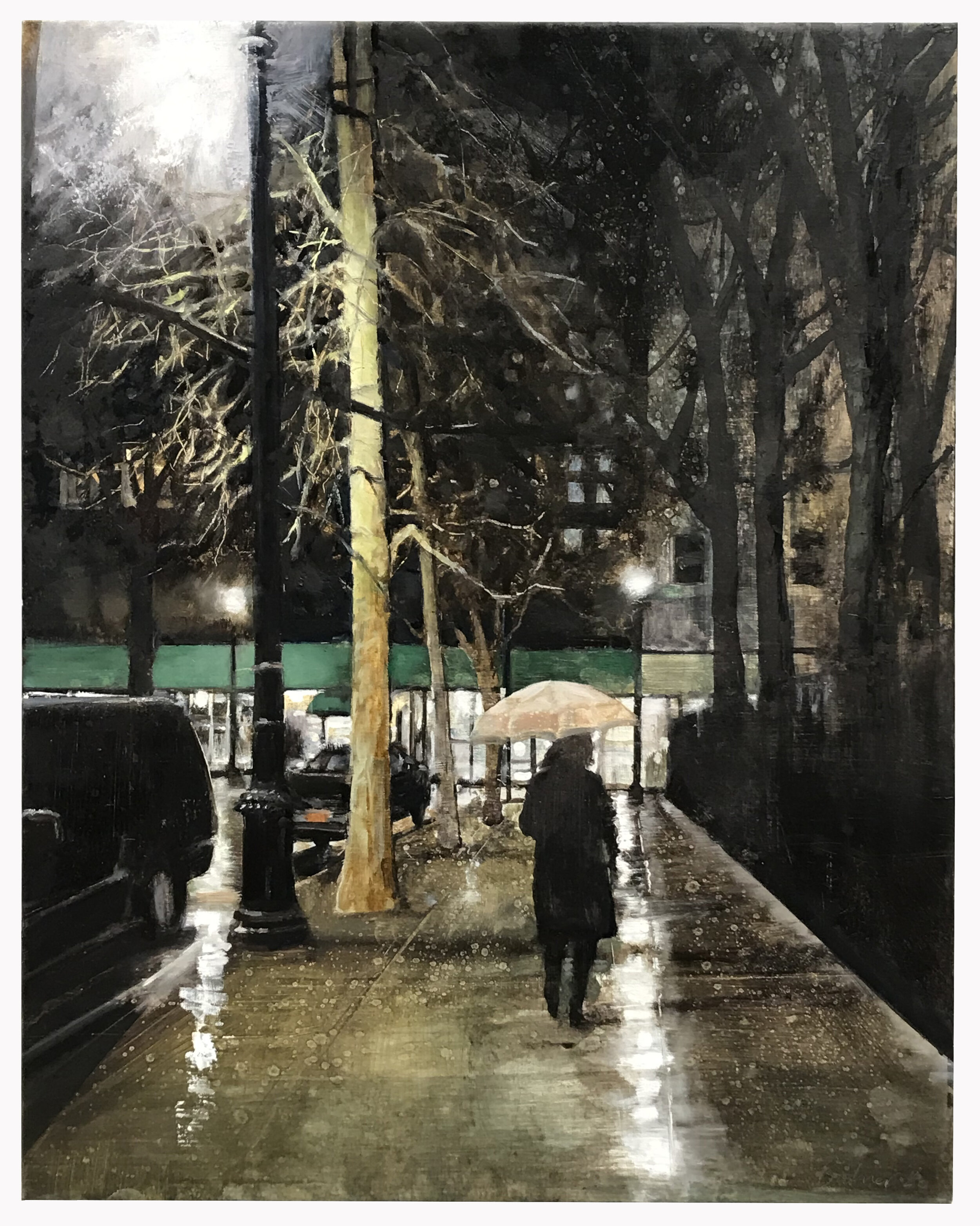  Gramercy Park 1 (study) 24x19 inches (60 x 48 cm) Oil on linen  2020 