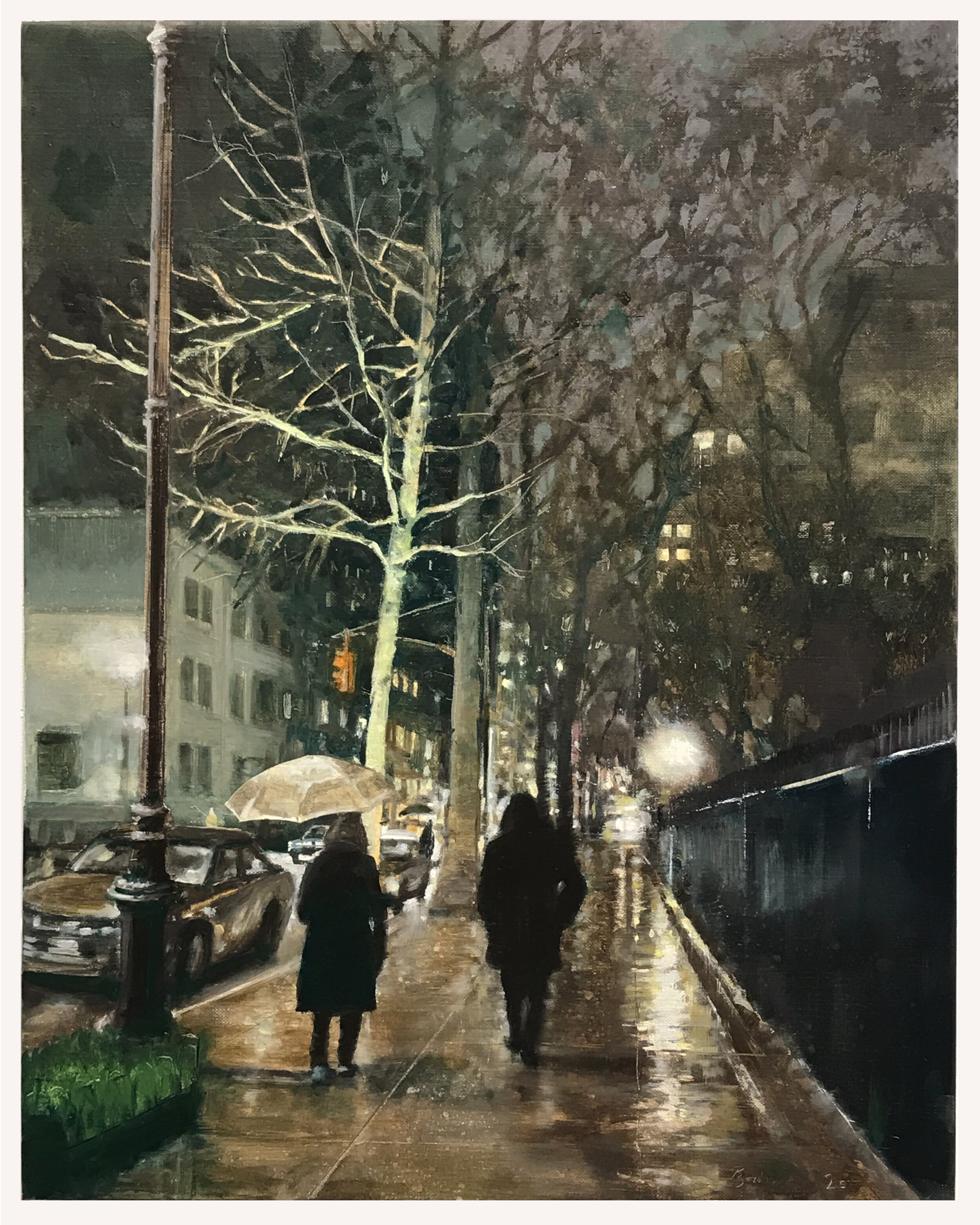  Gramercy Park 2 (study) 24x19 inches (60 x 48 cm) Oil on linen 2020 