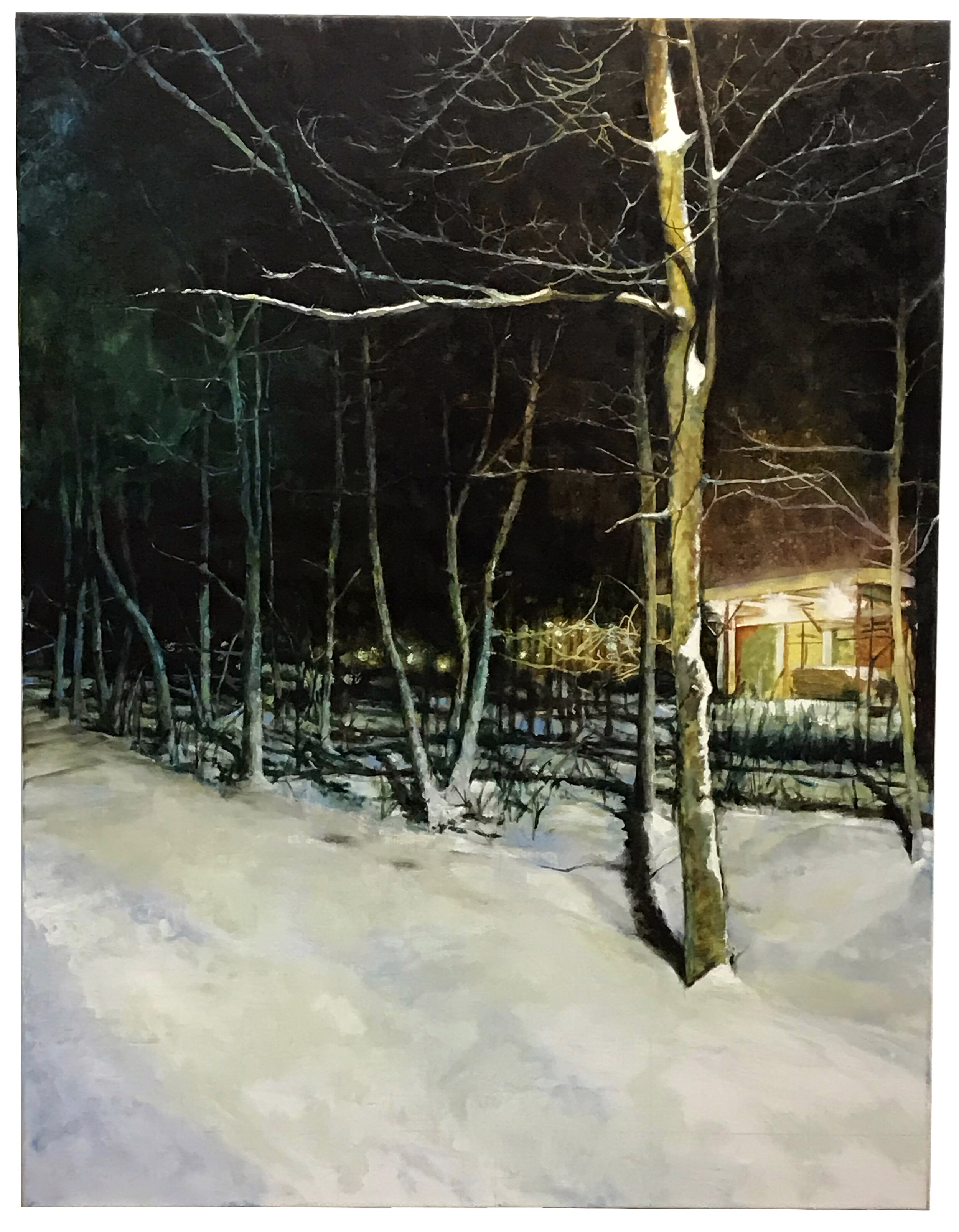  Winter 1 59 x 45 inches (150x115 cm) Oil on linen 2018 