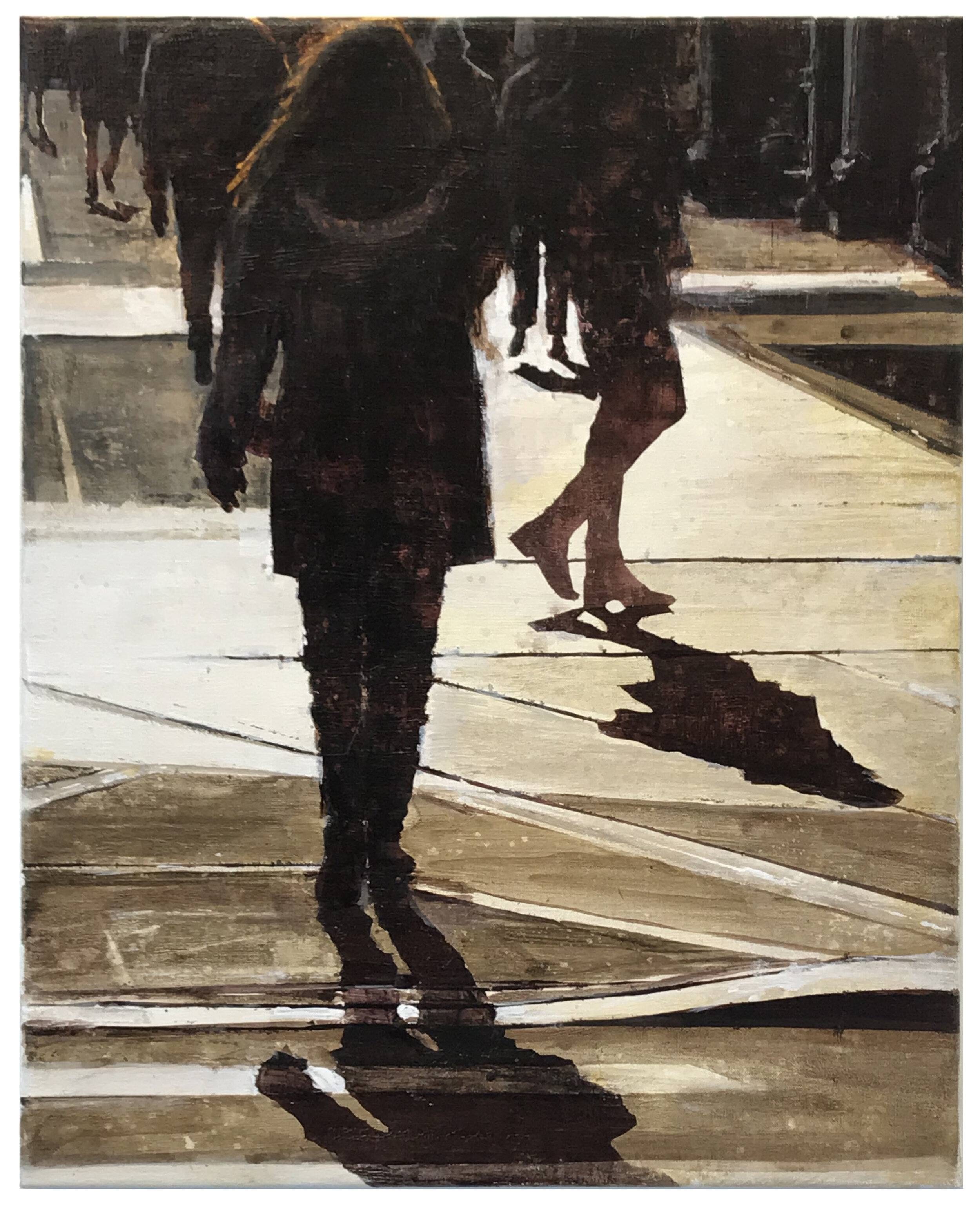  New York Before 3 (study) 24 x 19 inches (60 x 48 cm) Acrylic on linen 2020 