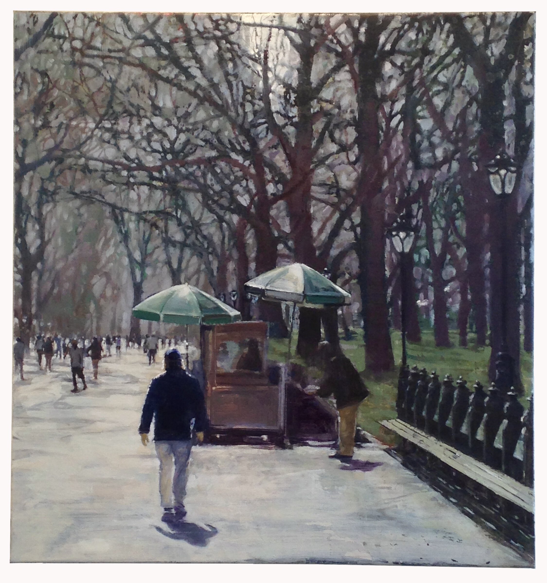  Central Park 1 38 x 35 inches (95 x 90 cm) Oil on linen 2017 