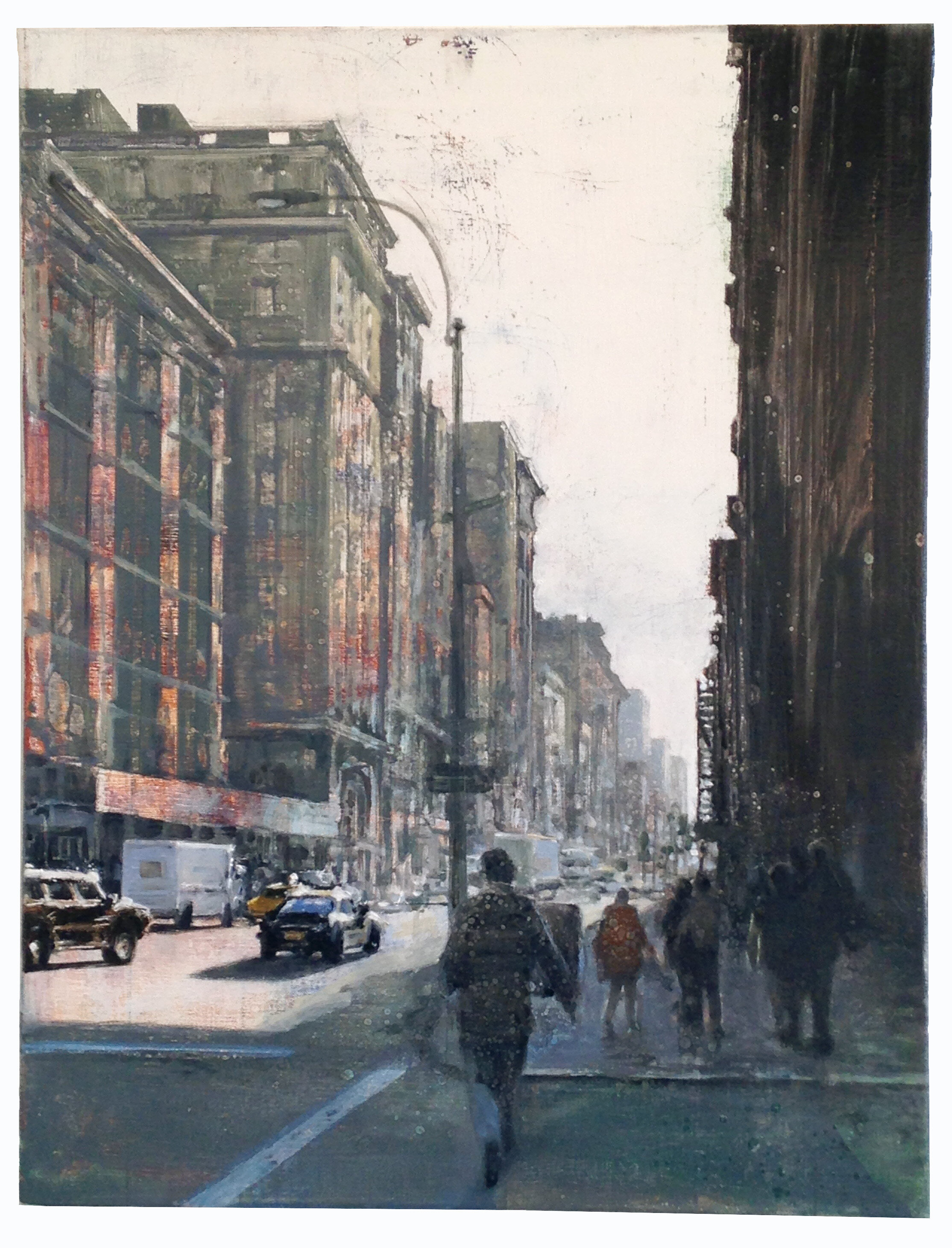  Lower Broadway 23.5 x 18 inches  (60x46cm) Oil on linen 2016 