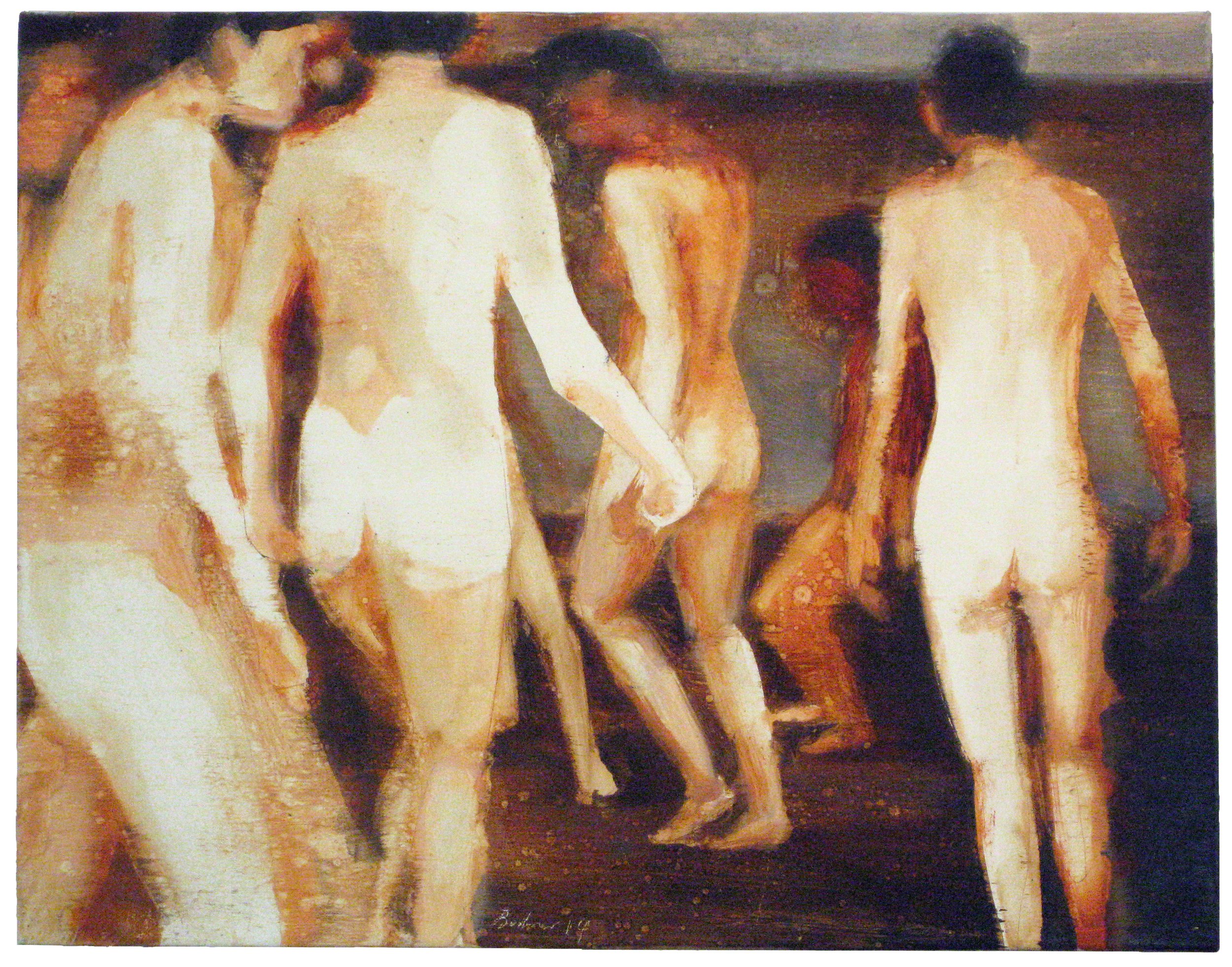  Dancers 3 11x14 inches (28x35.5 cm) Oil on linen 2014 