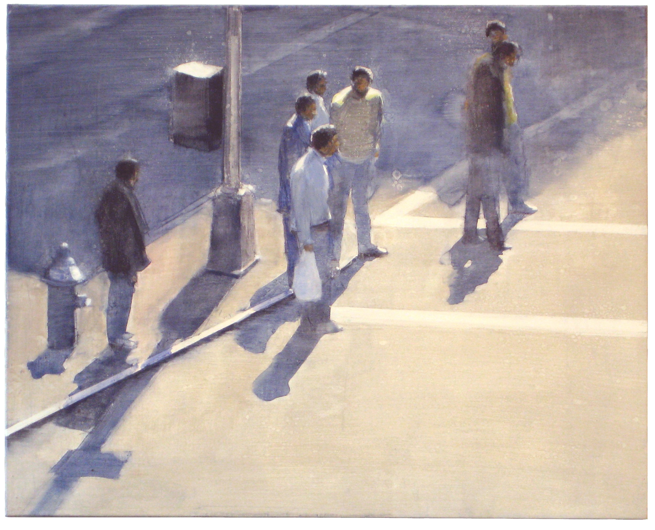  Bowery Corner 1 (study) 20x25 inches (51x63cm) Oil on linen 2010 