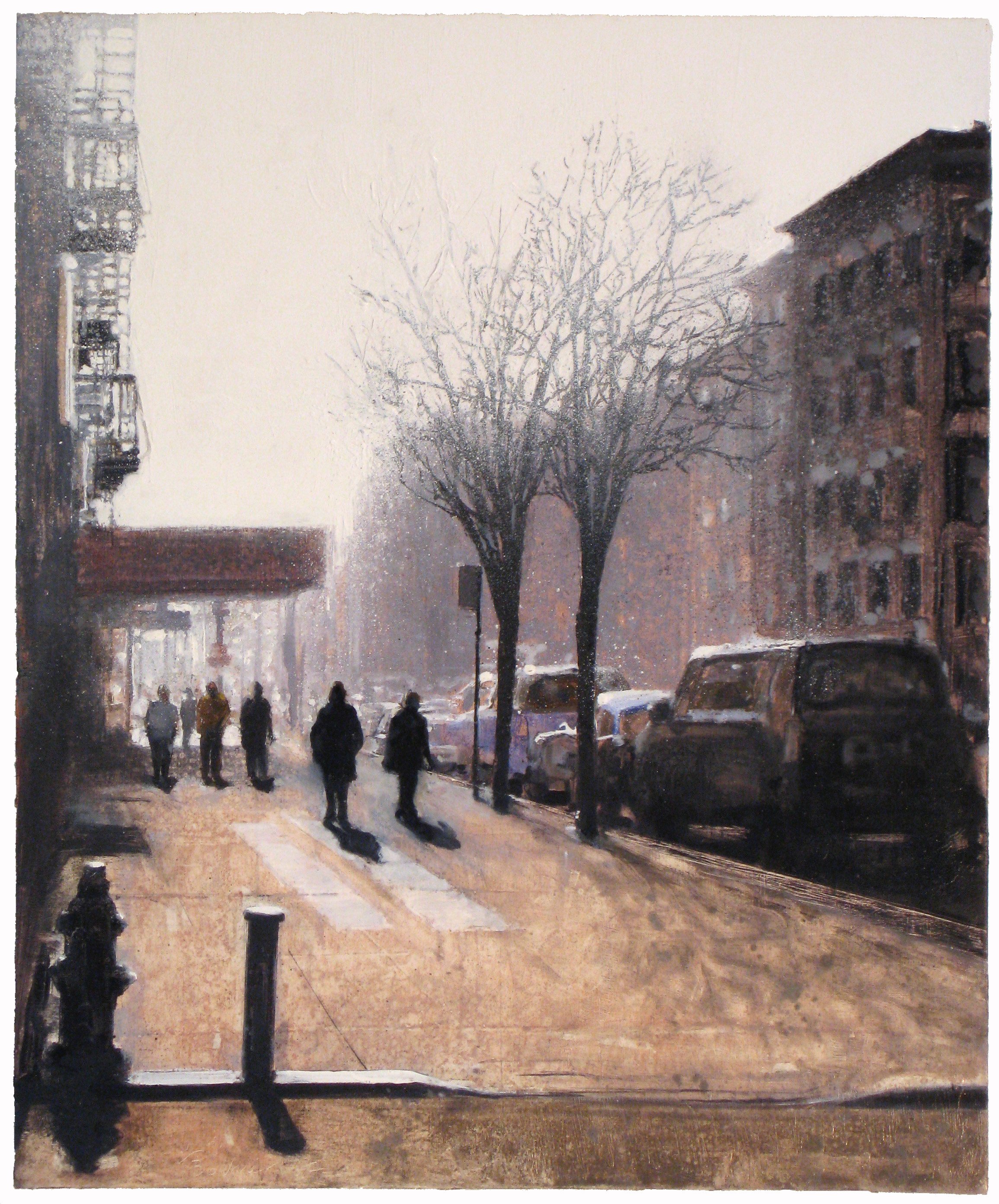  2nd Avenue 28707 24x20 inches (61x51cm) Oil on linen 2007 
