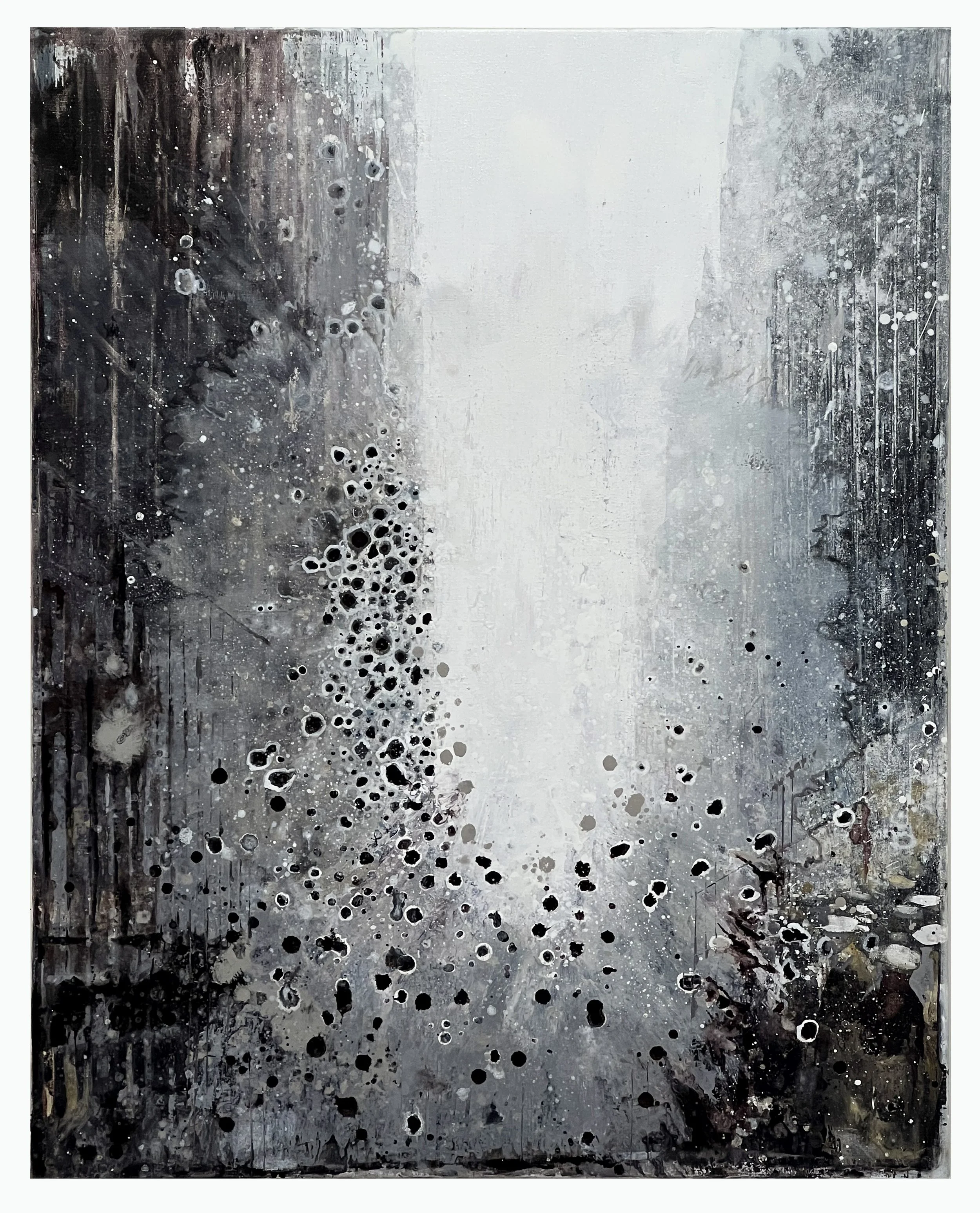  Event 35.5 × 28 in 90 × 72 cm Oil and acrylic on linen 2025 