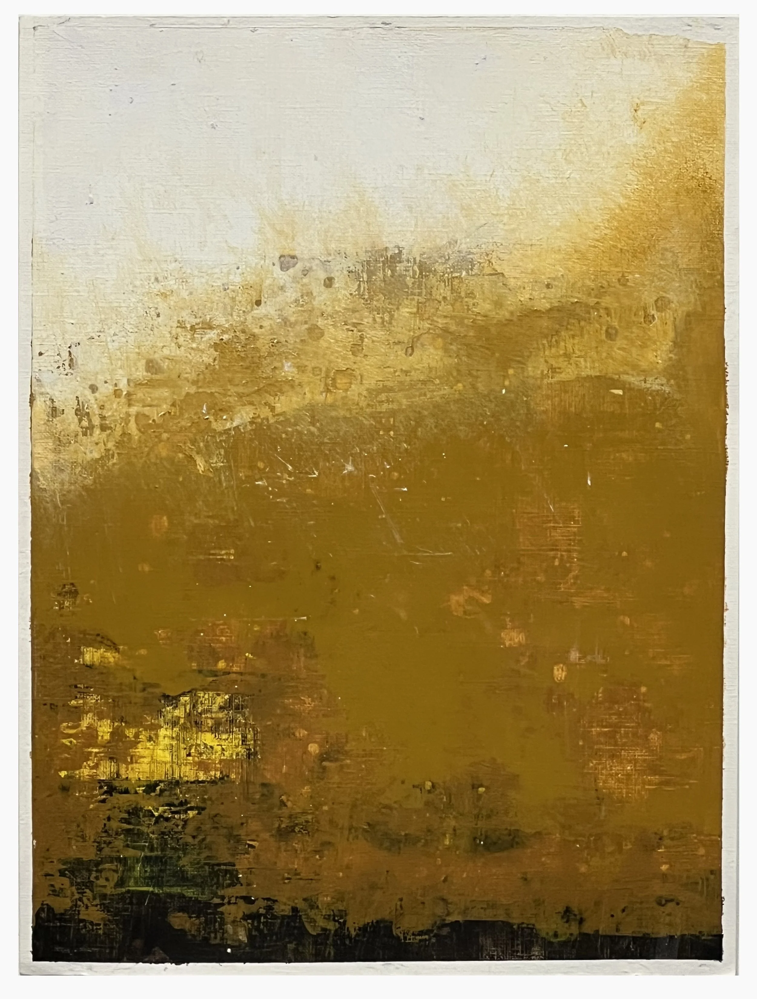  Remnant (study) 13 x 9.5 in 33 x 24 cm Acrylic on paper 2024 