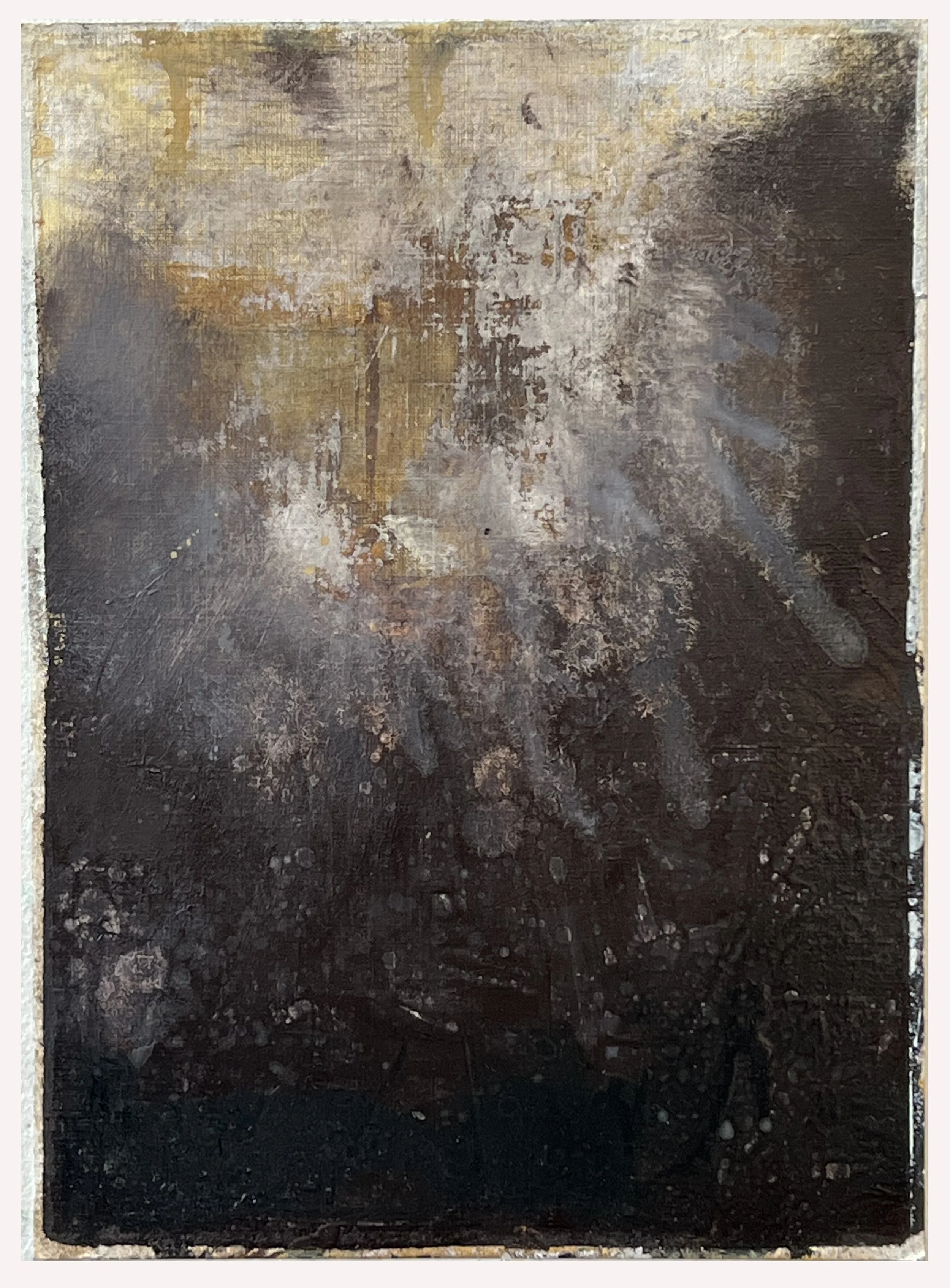  Void (study) 13 x 9.5 in 33 x 24 cm Oil on paper 2024 