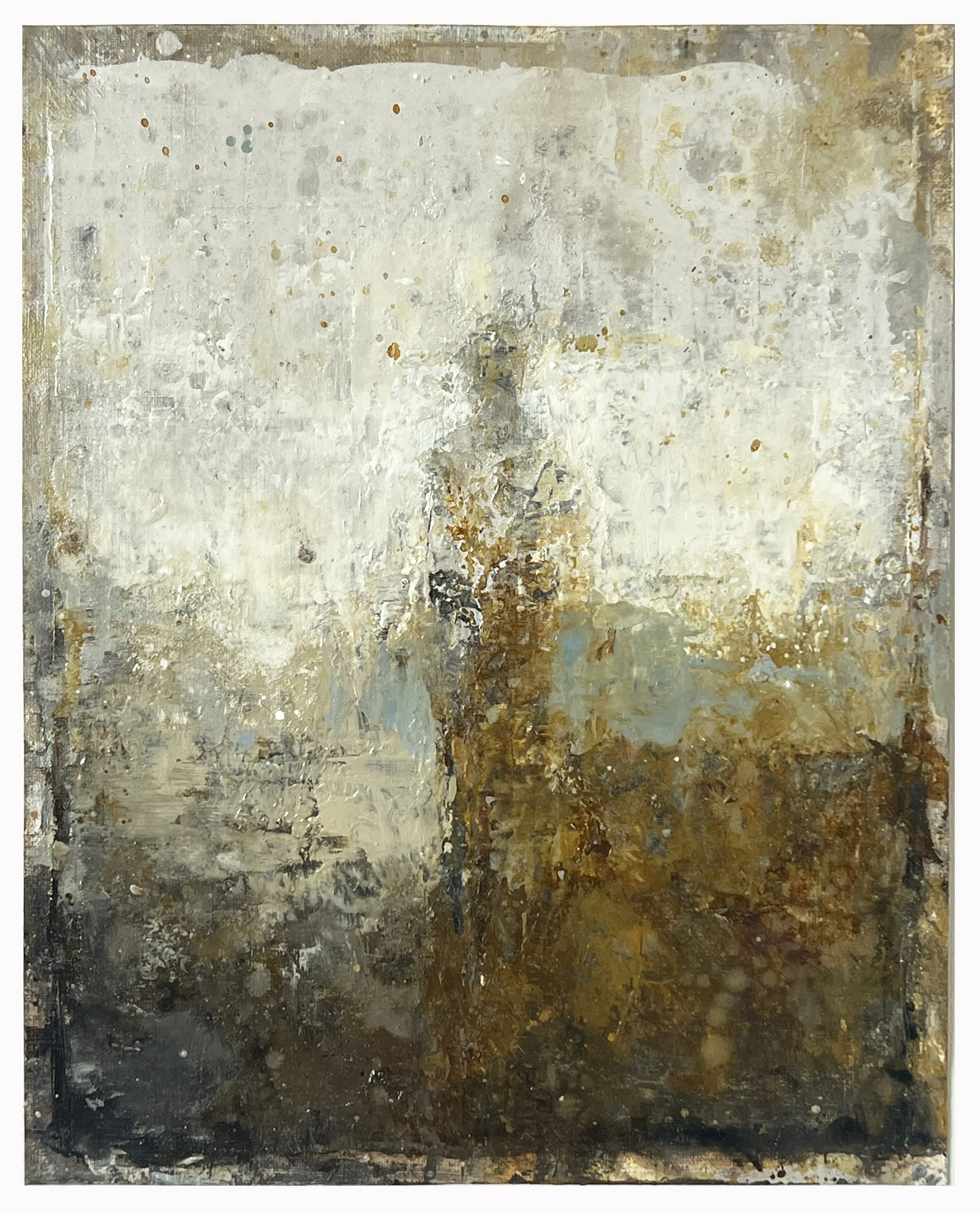  Hypostasis 12 × 9.5 in 30 × 24  cm Oil and acrylic on paper 2026 