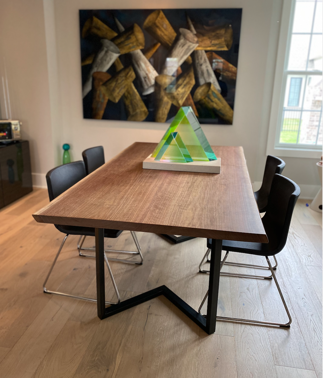 Live Edge Ash Table — Indy Urban Hardwood Company