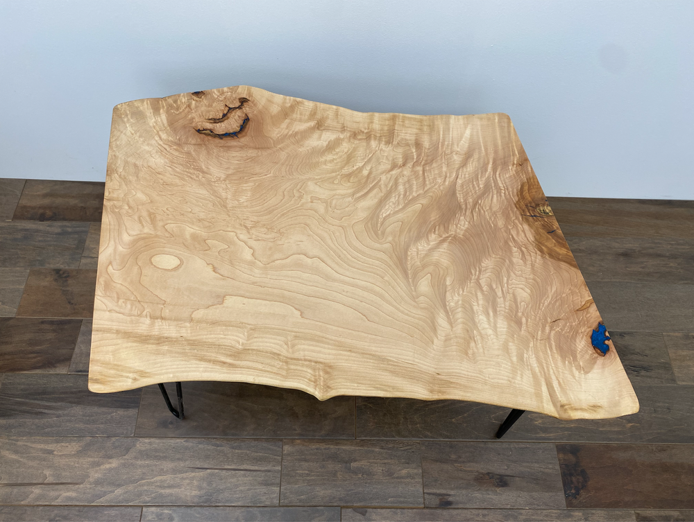 Live Edge Ash Table — Indy Urban Hardwood Company