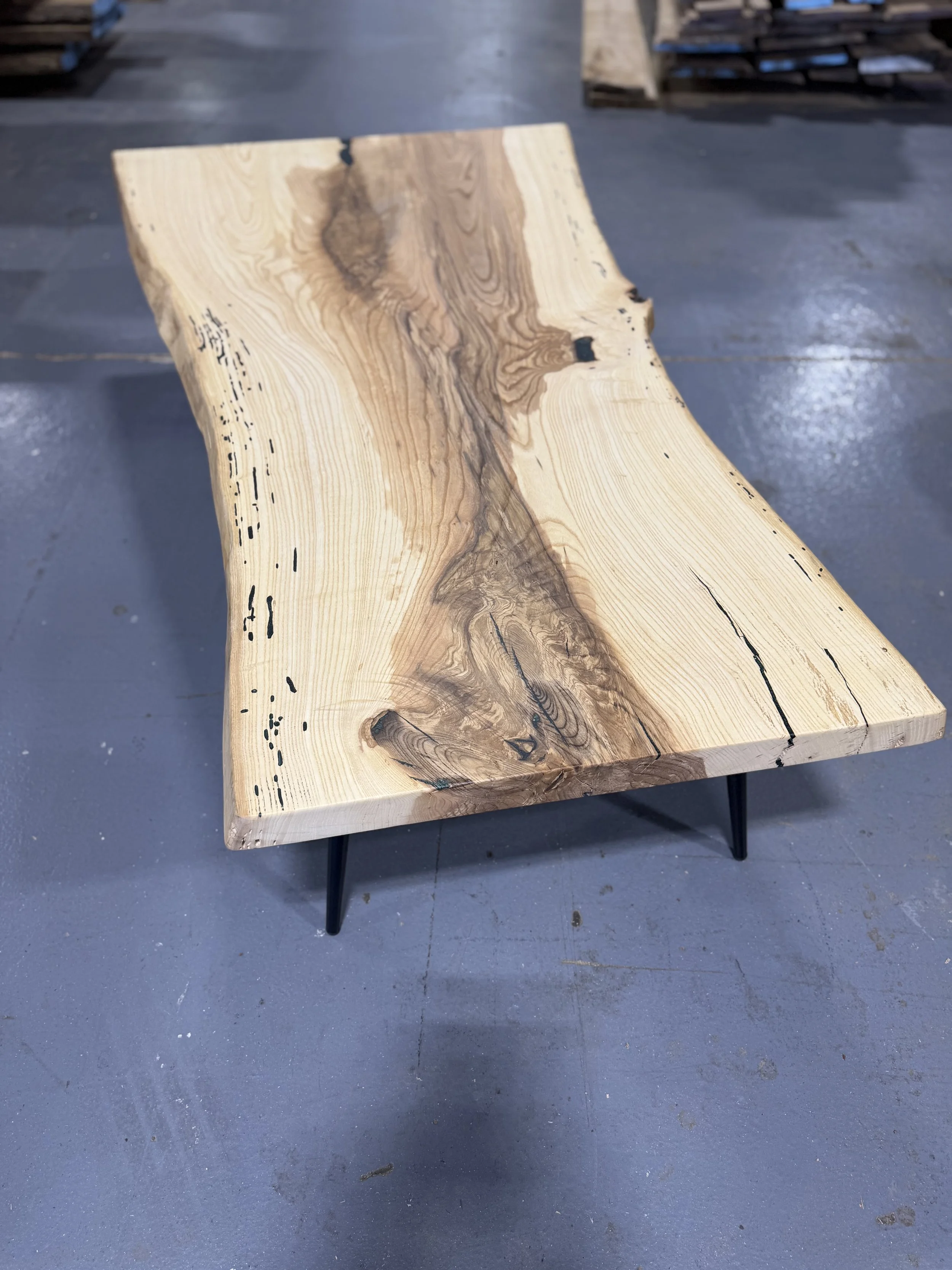 Ash crotch coffee table