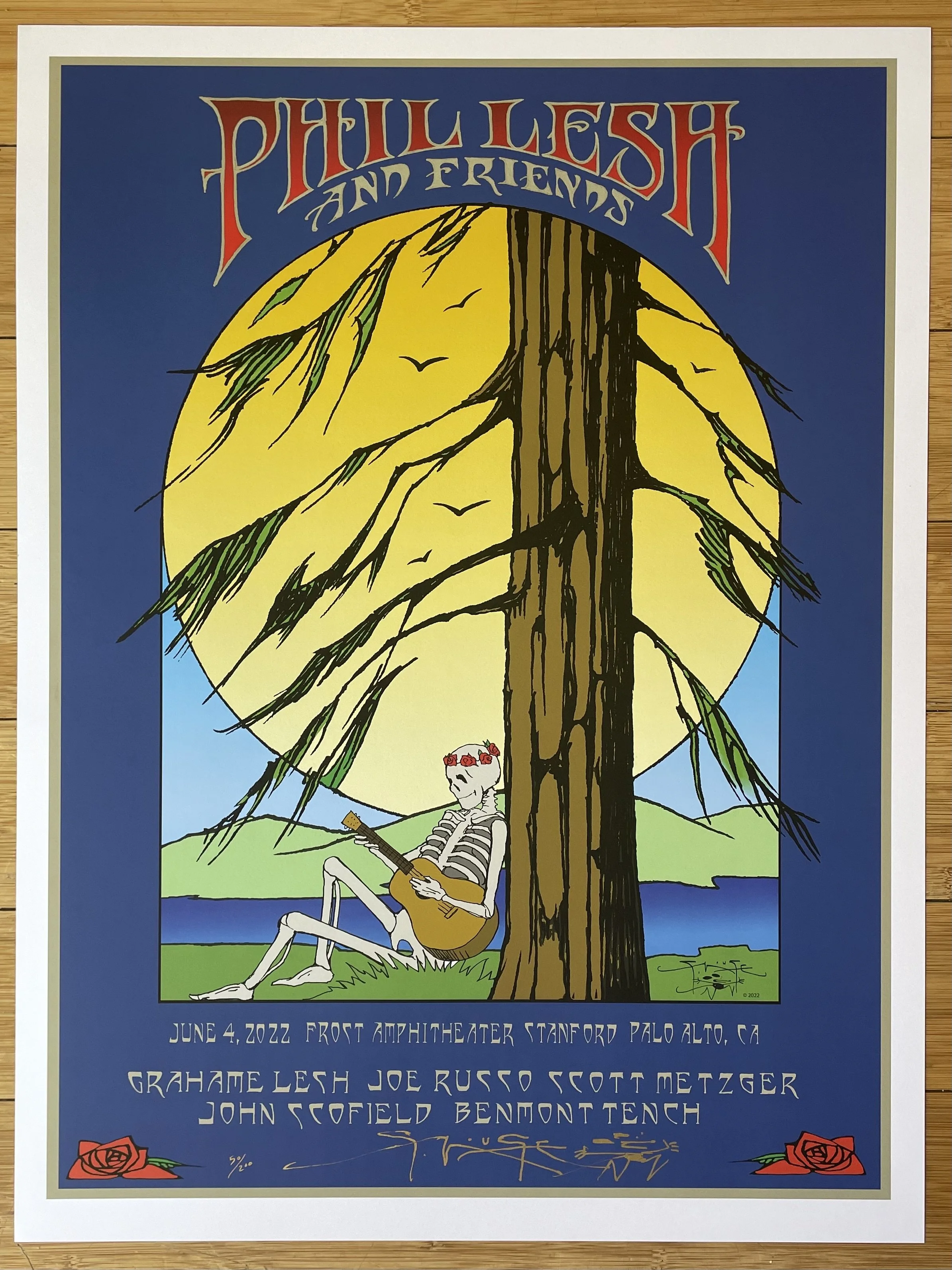 *SIGNED* Phil Lesh & Friends / Stanley Mouse Limited Edition Poster 6