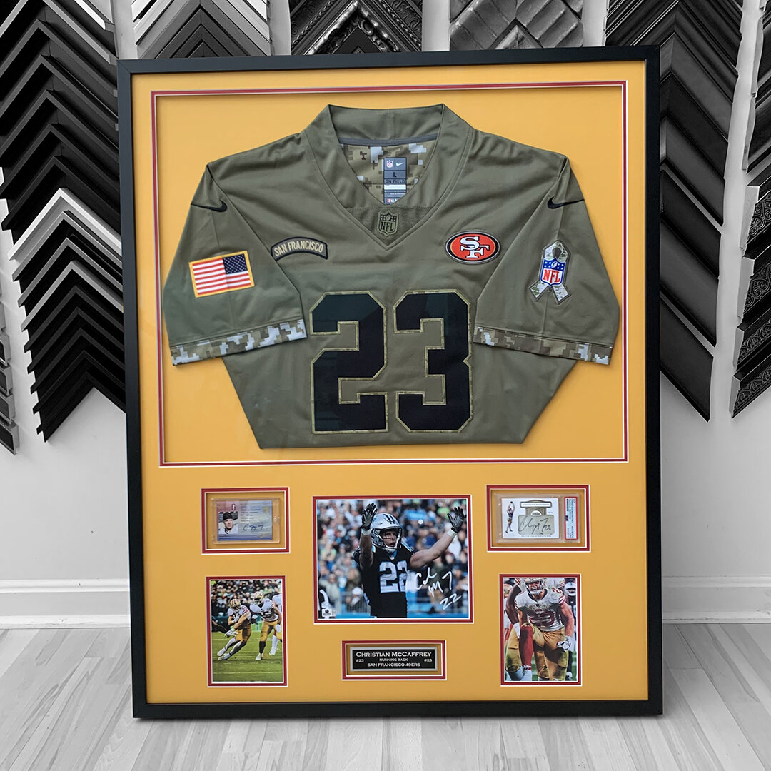 I had a ball doing this.

#pictureframing
#custompictureframing
#football