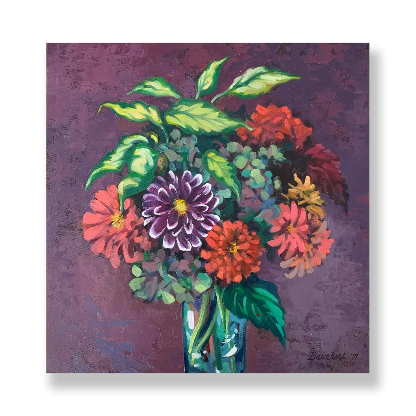 - &ldquo;Bouquet&rdquo; - Original oil by Jeff Barnhart
Visit or contact our gallery for availability.

Wallspace Galley &amp; Framing
1769 Lincoln Way East
Chambersburg, PA 17202
717-264-7210

wallspace.com
