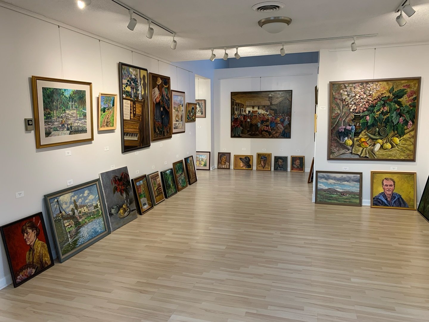 -  We just added 25 new paintings to the exhibit. Check them out on our website.  wallspace.com