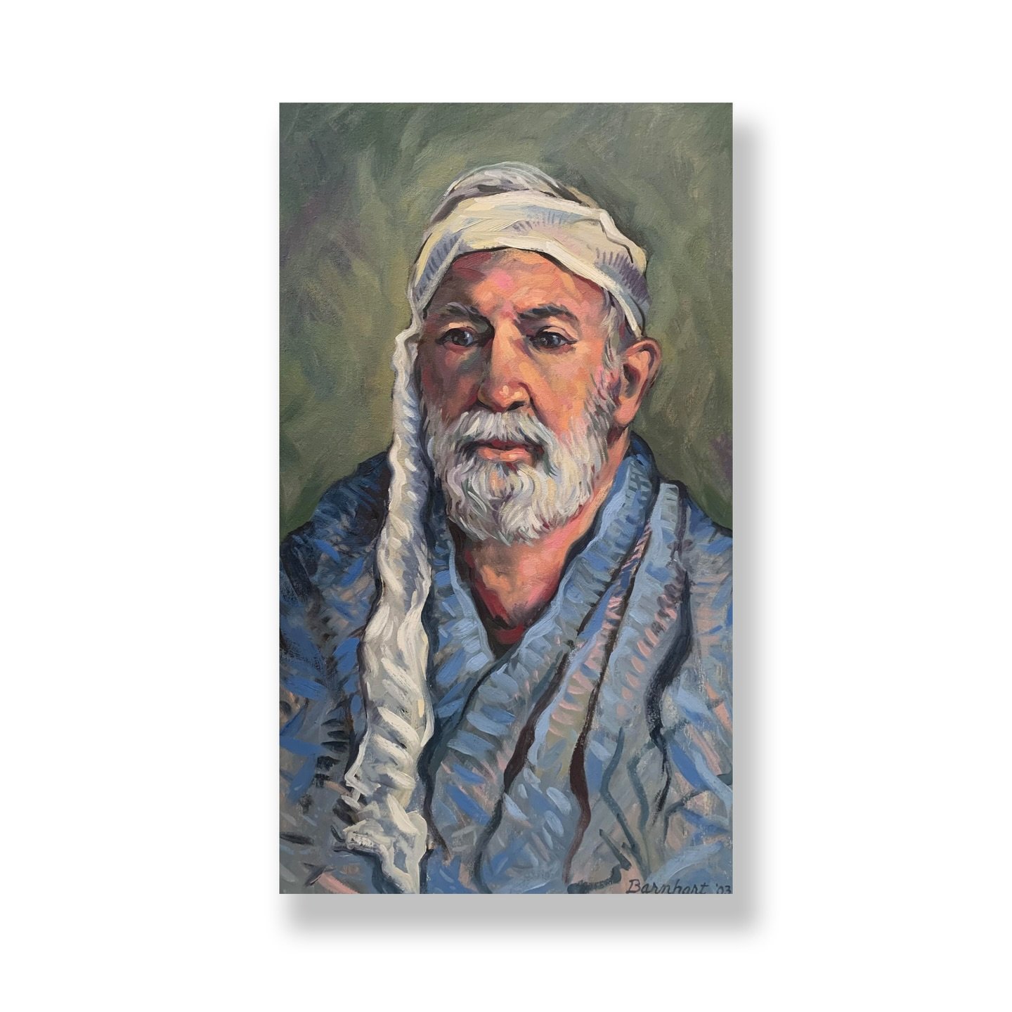 - &ldquo;Bearded Man&rdquo; - Original oil by Jeff Barnhart
Visit or contact our gallery for availability.

Wallspace Galley &amp; Framing
1769 Lincoln Way East
Chambersburg, PA 17202
717-264-7210

wallspace.com