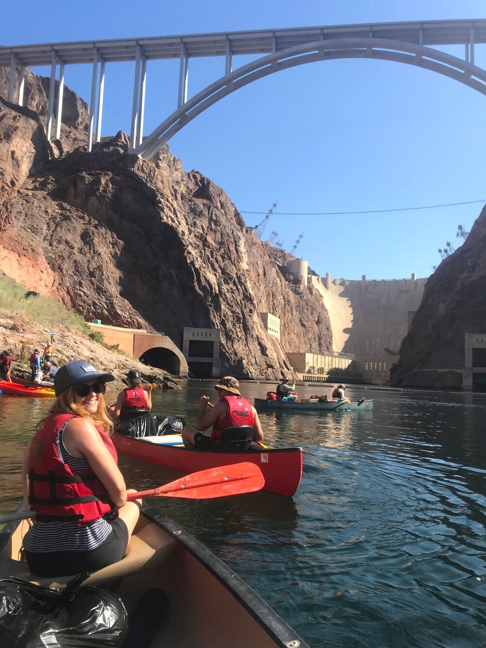  The first view from our launch spot at the magnificent  Hoover Dam  