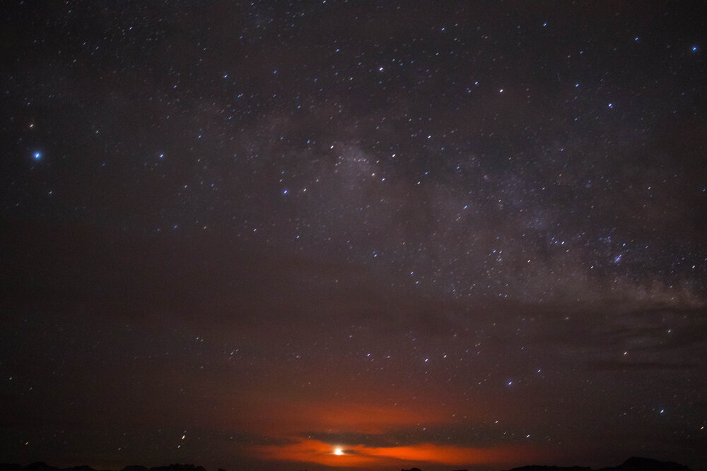  The stunning night sky as Jupiter makes an appearance over Zion Wright Family Ranch - Photo by Erin Shaw 