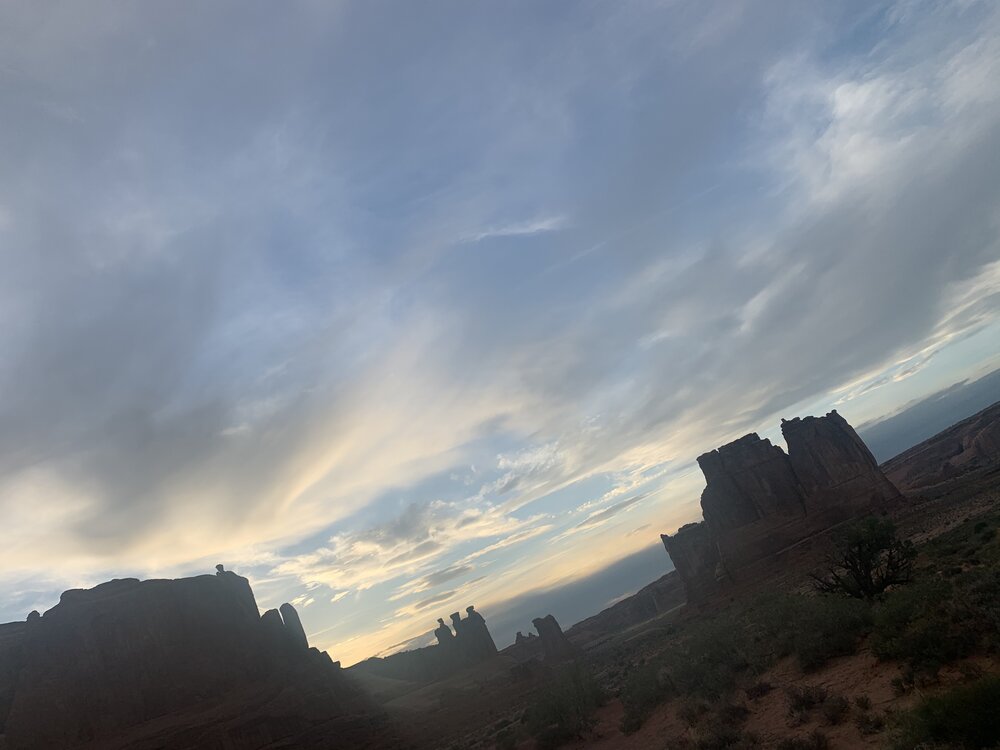  Sunset at Arches National Park 
