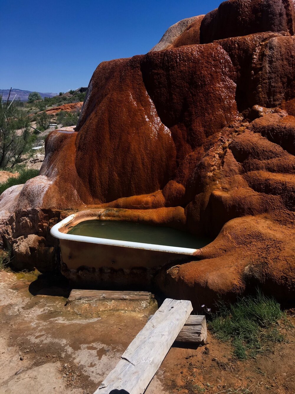  Individual hot springs’ tub at Mystic Hot Springs - Photo from AllTrails.com 