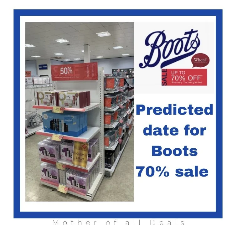 Boots 70% sale... When is it starting???