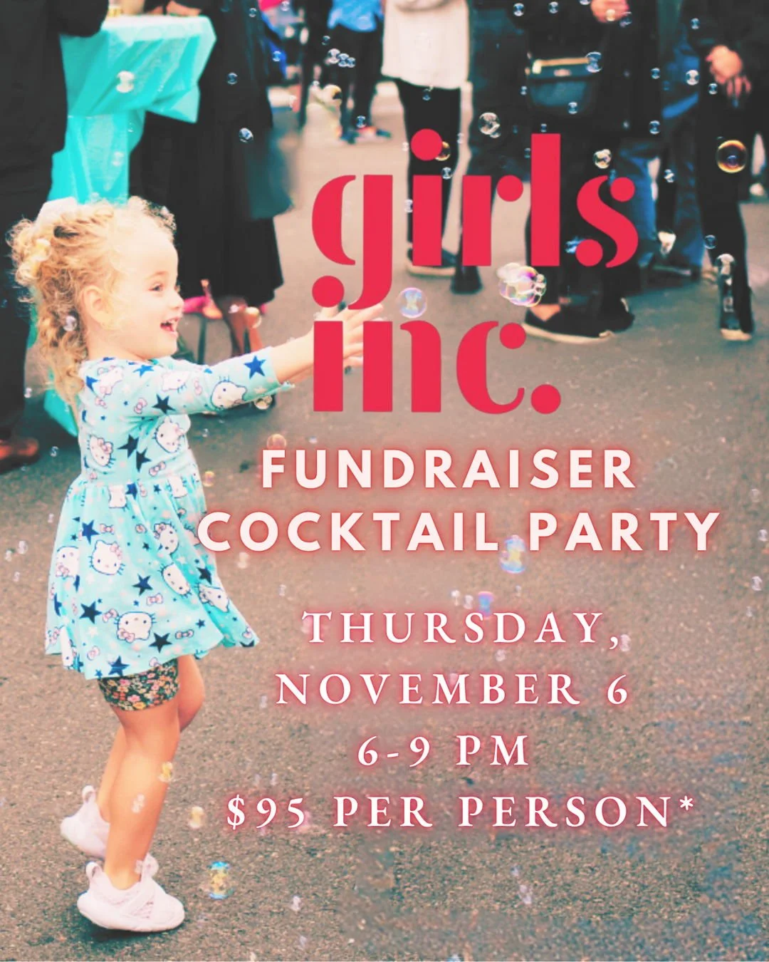 It's that time of year when we like to give back to our community. Five years running, Lucille has been a proud supporter of Girls Inc., which empowers our community's next generation of young women with the skills for success. 

Join us at our annua