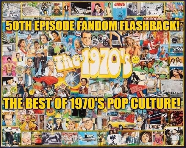 Happy 50th episode Randos! 
What better way to celebrate the halfway point to our centennial episode than flashing back 50 years and discussing all the far out pop culture from the 1970's! We've got some truly far out topics to cover ranging from mov