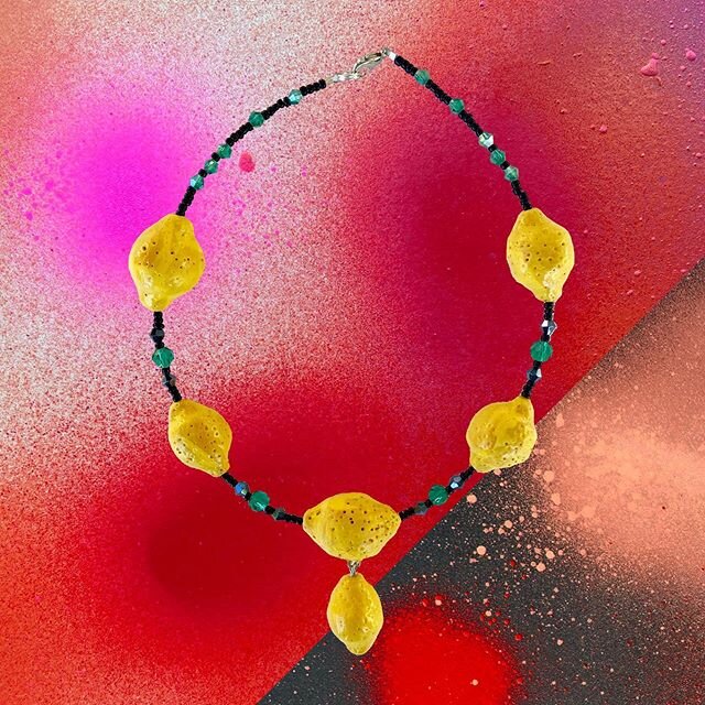 50% of all lemon drop necklace sales go to @glits_inc 
Link in bio 🍋🍋🍋