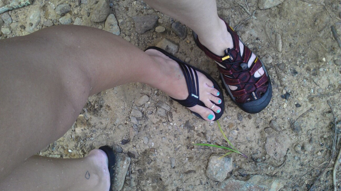 Dirty feet