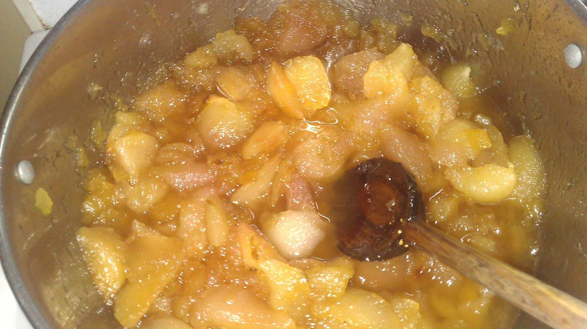 Pear Honey Simmering Down . . .